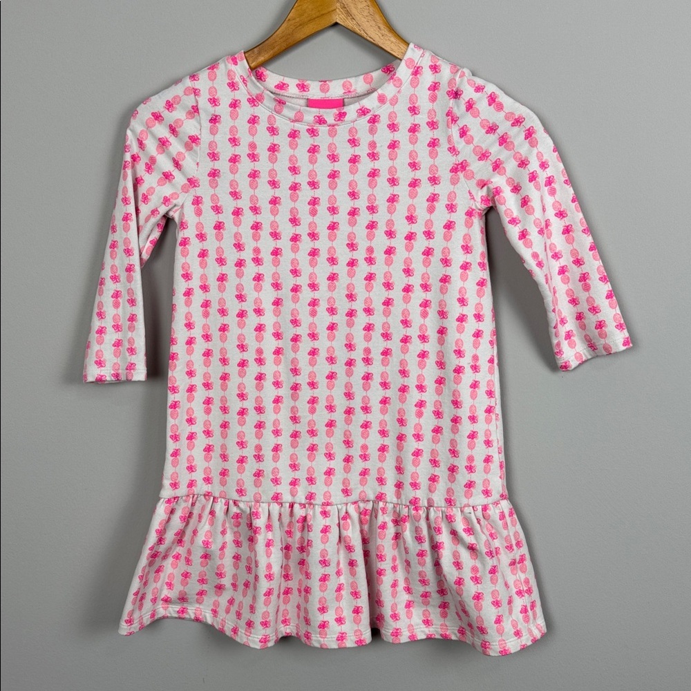 Lilly Pulitzer Girls Kim Dress. Fineapple. Size L (8/10)